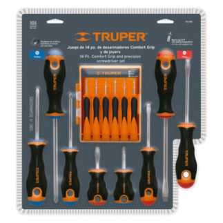 Desarmadores, Mango Comfort Grip Blister 14 Piezas 14197