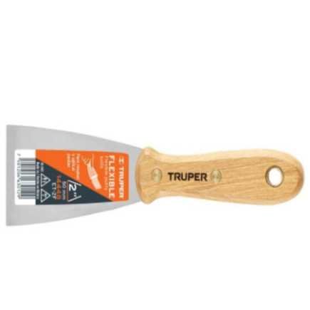 Espátula Flexible Mango De Madera 2"