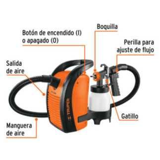 Pistola Para Pintar Eléctrica 445 W Truper 15383