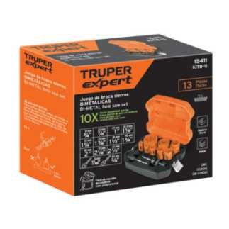 rocasierras bimetálicas, 13 piezas, Truper Expert juego TRUPER TRUP-15411