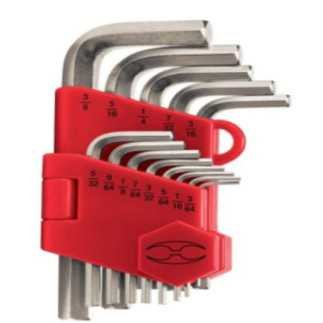 llaves allen std punta hexagonal con organizador 15545