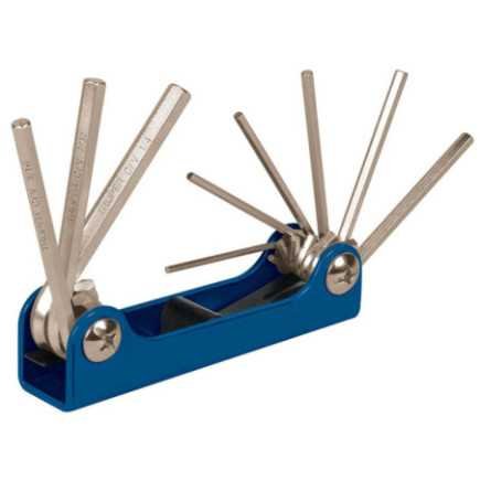 Llaves Allen Tipo Navaja Cuerpo Juego De 9 Truper 15563