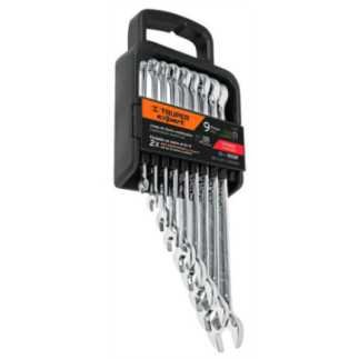 Llaves Combinadas 9 Piezas Pulidas Milimétricas 15774