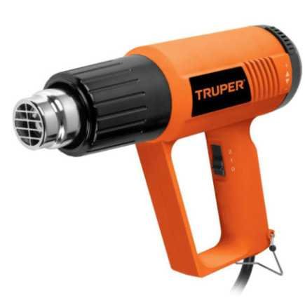 Pistola de Calor 45-500 °C 2,000 W + boquillas + accesorios TRUPER PISCA-A
