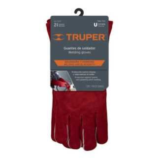 Guantes Rojos Para Soldador Truper 19458