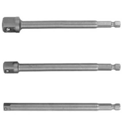 Adaptadores Largos Para Dados Juego De 3 Truper