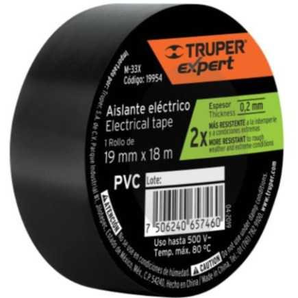 Cinta De Aislar 19Mm X 18M Truper Expert 19954