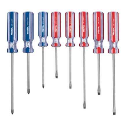 Desarmadores mango de PVC Juego de 18 piezas TRUP-20213