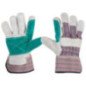 Guantes de carnaza y loneta con refuerzo, Pretul 29977