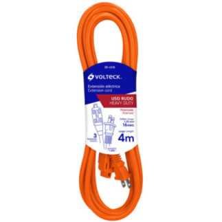 Extensión eléctrica uso rudo, 6 m, calibre 16, Volteck 48044