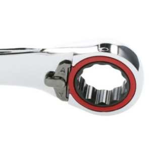 Juego de llaves combinadas pulido espejo de matraca rev en pulgadas 12 puntas 7 piezas Urrea 12MR7