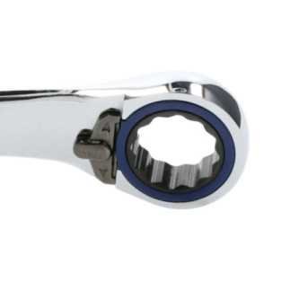 Juego de llaves combinadas pulido espejo de matraca rev metricas 12 puntas 7 piezas Urrea 12MR7M