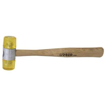 Martillo con tapas plásticas con mango de madera de 11-1/2" 13 oz Urrea 1383