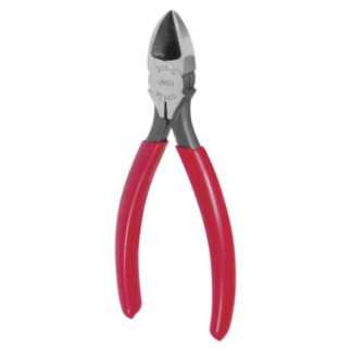 Pinza para electricista con mango rubber grip de 4-3/16" corte diagonal Urrea 204G