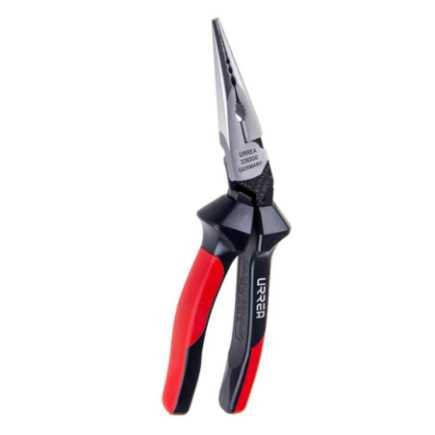 Pinza para electricista con mango bimaterial ergonómica con ángulo de cabeza de 25° 8-5/8" Urrea 2292GE