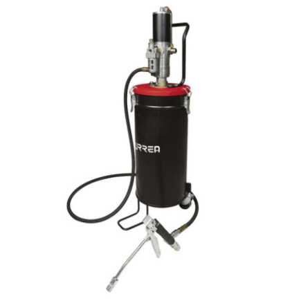 Inyector de grasa con cubeta neumatico de 15 kg 7500 PSI Urrea 23628