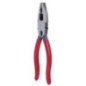 Pinza para electricista con mango rubber grip de 8-17/32" universal corte lateral quijadas Urrea 258G