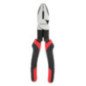 Pinza para electricista con mango bimaterial palanca compuesta de 8" universal Urrea 267GCA
