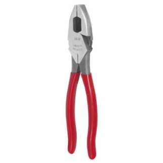 Pinza para electricista con mango rubber grip de 8-1/2" alta palanca Urrea 268GHL