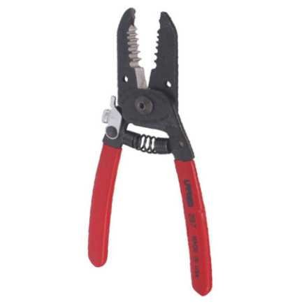 Pinza pelacable con mango air cushion 10-20 AWG de 6-3/4" alta palanca con seguro Urrea 297