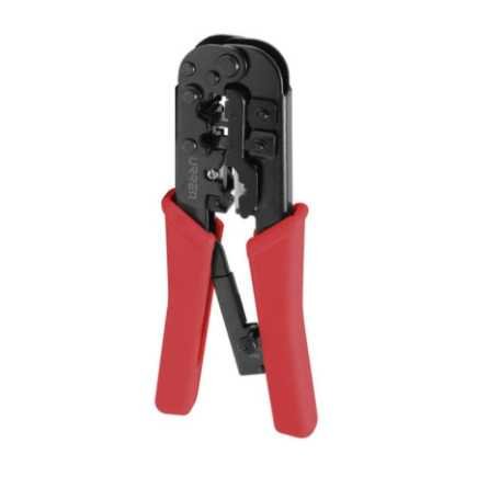 Pinza ponchadora modular 7.5" para conectores RJ12/11 RJ45 Urrea 303
