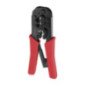 Pinza ponchadora modular 7.5" para conectores RJ12/11 RJ45 Urrea 303