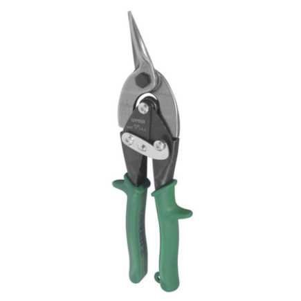 Tijera con mango rubber grip para hojalatero tipo aviación derecha 10" Urrea 303R