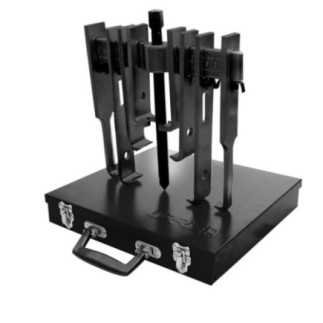 Extractor quijada recta tipo A 6 ton 15 piezas fosfatizadas en caja metalica Urrea 4212SJBB