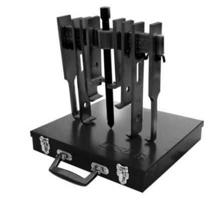 Extractor quijada recta tipo A 6 ton 15 piezas fosfatizadas en caja metalica Urrea 4212SJBB