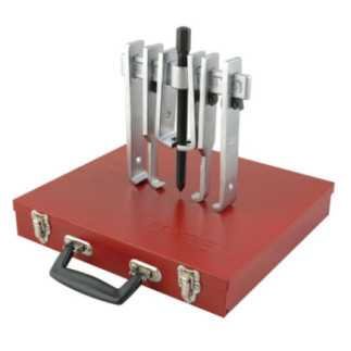 Extractor quijada recta tipo A 6 ton 13 piezas en caja metalica Urrea 4213B