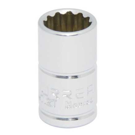 Dado cuadro de 1/4" 12 puntas en pulgadas 1/2" Urrea 4716T