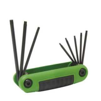 Juego de llaves hexagonales tipo navaja torx T6 a T25 estuche bimaterial 8 pz Urrea 4976TX