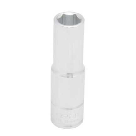 Dado largo cuadro de 1/2", 6 puntas, en pulgadas, 7/16"