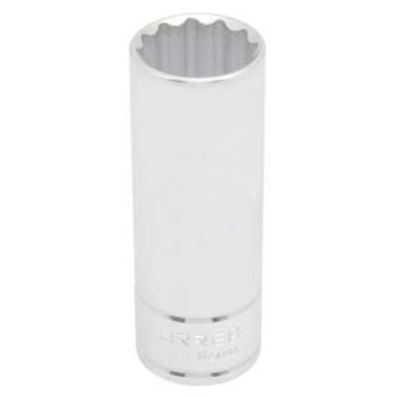 Dado largo cuadro de 1/2" 12 puntas metrico 22 mm Urrea 5322M