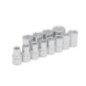 Juego de dados cuadro de 1/2" 6 puntas metricos 12 piezas Urrea 54213