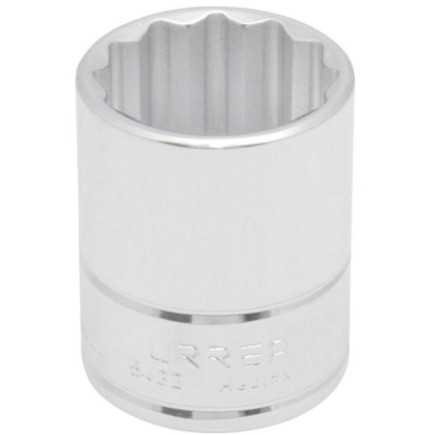 Dado cuadro de 1/2" 12 puntas en pulgadas 1-1/8" Urrea 5436