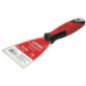 Espatula flexible de acero inoxidable con mango bimaterial 3" Urrea 653X
