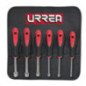 Juego de destornilladores con mango bimaterial de caja en pulgadas 6 piezas Urrea 8200 Juego de destornilladores con mango bimaterial de caja en pulgadas 6 piezas Urrea 8200
