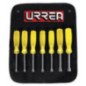 Juego de destornilladores con mango ambar de caja metricos 7 piezas Urrea 9230M