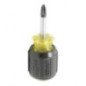 Destornillador con mango cushion grip tipo trompo punta Phillips barra redonda 2 x 1-3/8" Urrea 9471