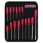 Juego de destornilladores con mango rojo combinados 15 piezas Urrea 9600ER