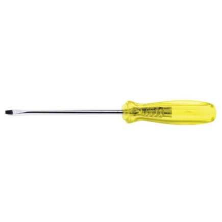 Destornillador con mango ambar punta plana barra redonda 3/8" x 8" Urrea 9608