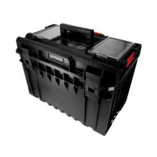 Caja portaherramientas plástica modular con compartimentos 23" x 15" x 16" Urrea CPM16