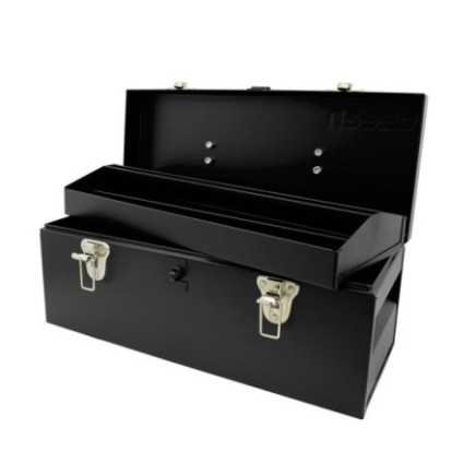 D4C20 Caja portaherramientas metálica color negro 17" x 7" x 7" Urrea