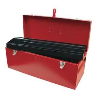 D7 Caja portaherramientas metálica color rojo 24" x 9" x 9" Urrea