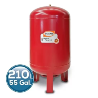 Tanque Hidroneumatico De Membrana 210 Litros Vertical Evans Eqth210Ve
