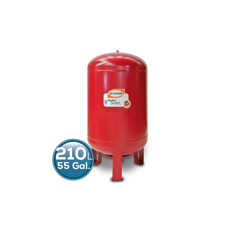 Tanque Hidroneumatico De Membrana 210 Litros Vertical Evans Eqth210Ve