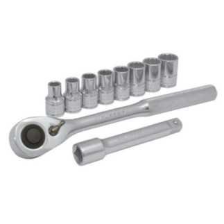 JBUA01M Juego de dados y accesorios cuadro de 1/2" métrico 10 piezas Urrea