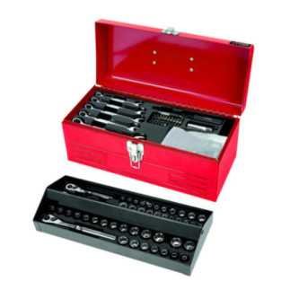 Juego combinado de herramienta en caja metálica 130 piezas Urrea JCM02