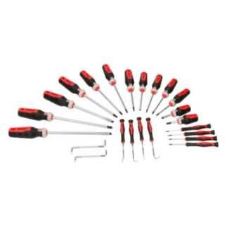 Juego de destornilladores con mango trimaterial y accesorios 23 piezas Urrea JDT25